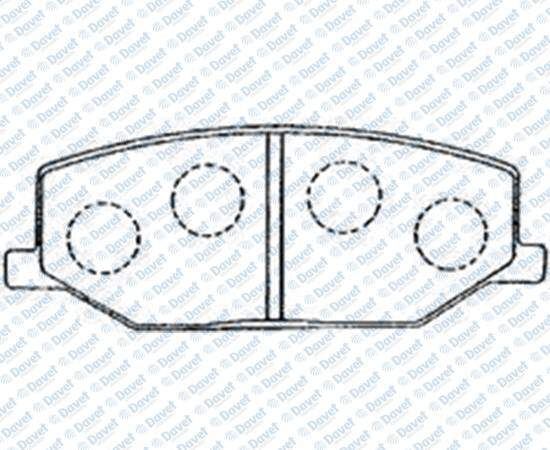 VALEO 670333 Disk Fren Balatasi On Volvo C70 2.0 2.4 03 98-12 00  ####